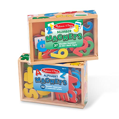Melissa & Doug Deluxe Letters And Numbers Set With 89 Wooden