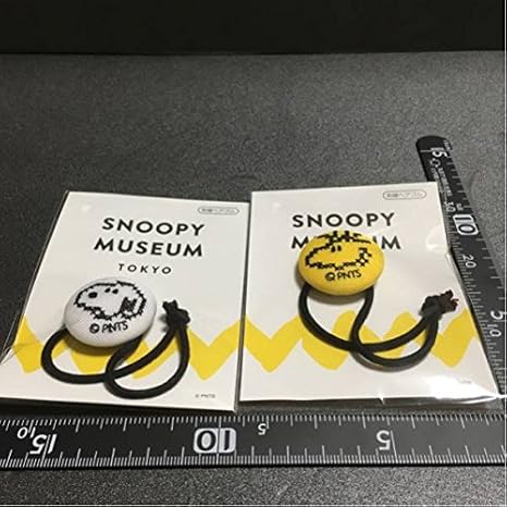 Amazon スヌーピーミュージアム限定 刺繍ヘアゴム 2個セット スヌーピー ウッドストック ピーナッツギャングオールスターズ アニメ 萌えグッズ 通販