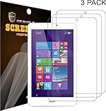 Mr Shield For Acer Iconia Tab 8 W Premium Clear Screen Protector [3-PACK] with Lifetime Replacement Warranty