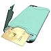 Wire Drawing Shockproof Armor Case TPU+PC Card Slot Holder for iPhone 6s Plus 6PLUS (Green)