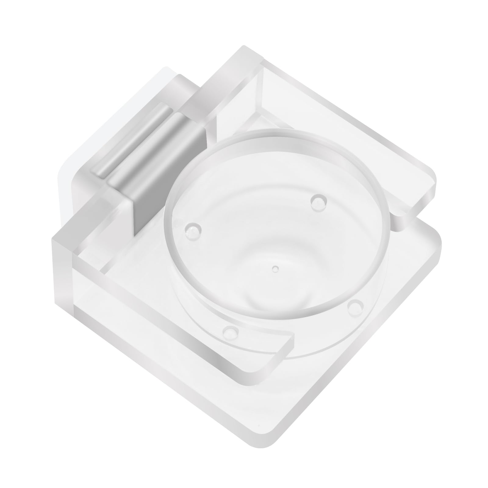 CANIPHA Acrylic Jumping Spider Feeding Dish Accessories, Transparent Jumping Spider Enclosure Accessories, Tarantula Enclosure Accessories for Tarantula, Jumping Spider Feeding Dish Spider Terrarium