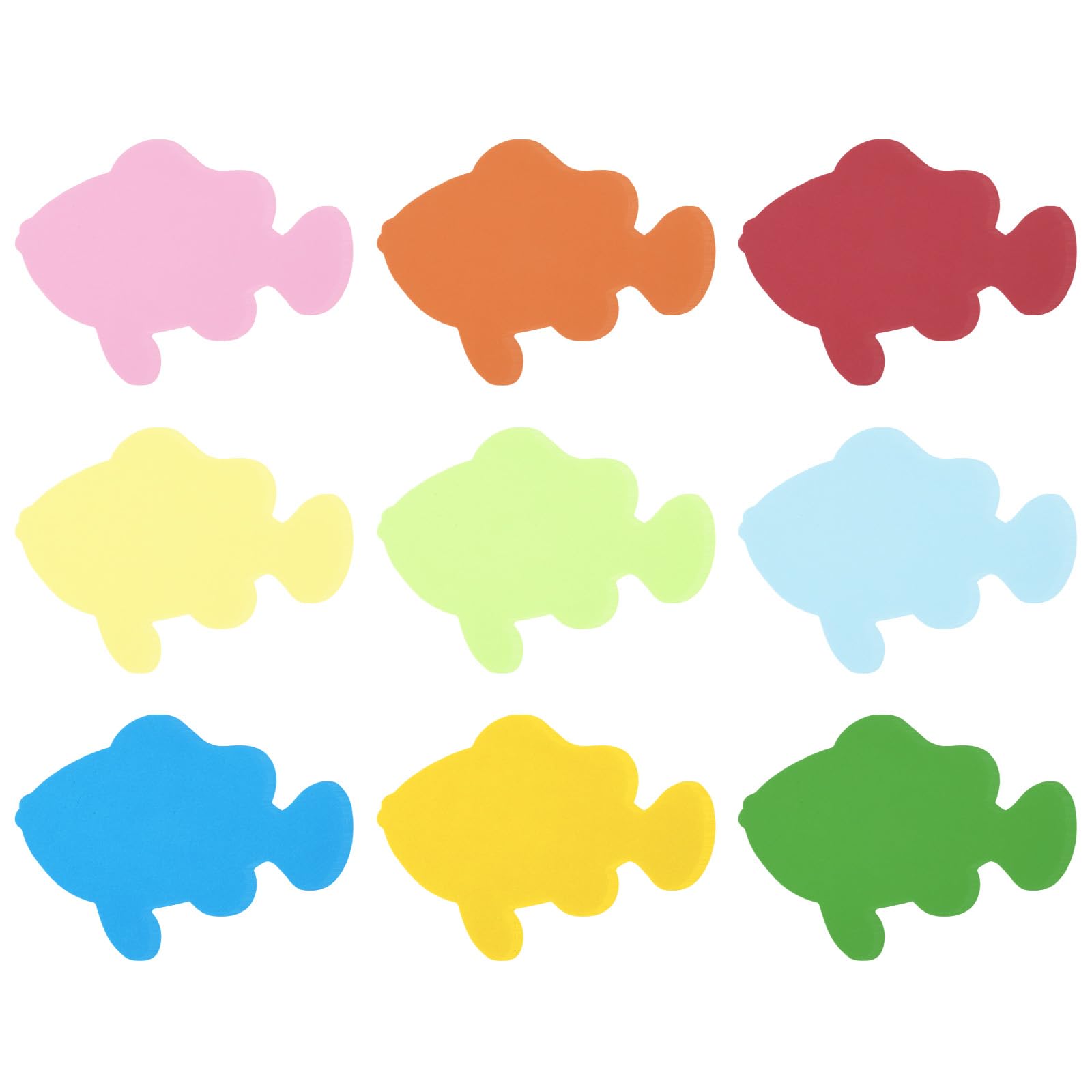 PATIKIL Fish Cutouts, 108 Pack Paper Fishes, Colorful Fish Cutout for Classroom Decoration DIY Craft Project, Assorted Color