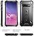 Poetic Galaxy S10 Rugged Case with Kickstand, Heavy Duty Military Grade Full Body Cover, Without Built-in-Screen Protector, Revolution Series, for Samsung Galaxy S10 6.1 Inch (2019), Black