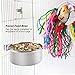 Mumusuki Parrot Bird Food Water Feeding Bowl Container Parakeet Bird Feeder Cage Accessory Stainless Steel (M)thumb 4