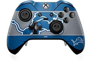 Skinit Decal Gaming Skin Compatible with Xbox One Elite Controller - Officially Licensed NFL Detroit Lions Zone Block Design