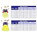 Party Chili Princess Snow Costume for Girls Dress Up with Accessories 4-5 Years(120cm)