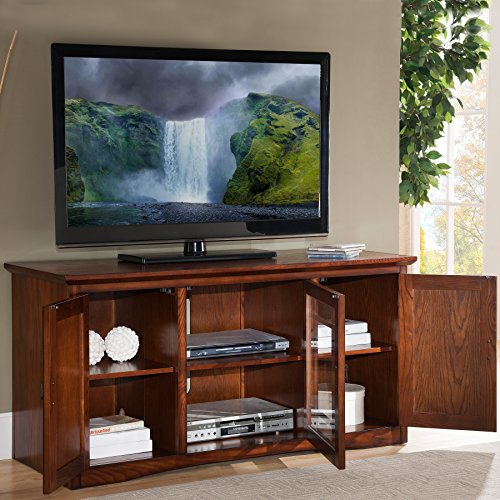 Leick Riley Holliday Mission Tall TV Stand, 50Inch, Oak Pricepulse