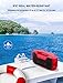 AOMAIS GO Bluetooth Speakers,Waterproof Portable Indoor/Outdoor 30W Wireless Stereo Pairing Booming Bass Speaker,30-Hour Playtime with 7200mAh Power Bank,Durable for Pool Party,Beach,Camping(Red)