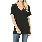 Zenana Regular and Plus Size Premium Rolled Short Sleeve Side Slit Top
