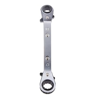 Generic PZIN53004419 Imported Various Sizes Metric offset Ring Wrench Spanner Ratchet Metric Garage Hand DIY Tool 10X12 mm