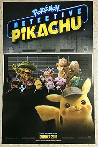 Pokemon Detective Pikachu Movie Poster Gamestop Exclusive