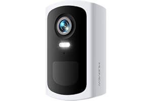 MUBVIEW Security Cameras Outdoor Wireless, 2K Battery Camera, WiFi Cameras for Home Security with 2.4Ghz, Spotlight&Siren Ala