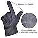 Outrip Men's Winter Warm Gloves Touch Screen Windproof Driving Cycling Gloves (Black)