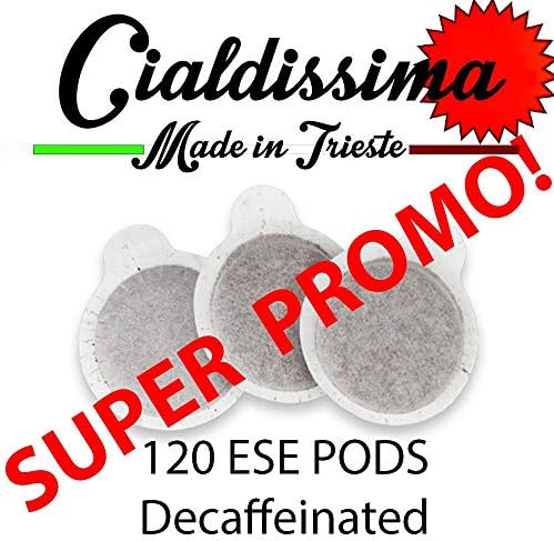 Cialdissima 120 ESE Pods - Decaffeinated Taste