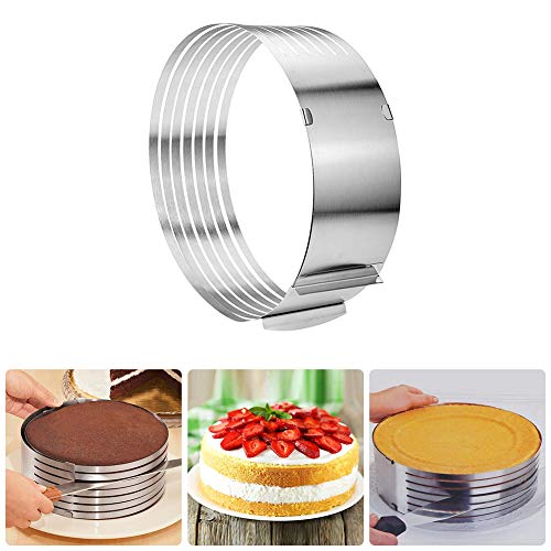 Layer Cake Cutter Slicer Stainless Steel 912 inch Cake Layer Slicer