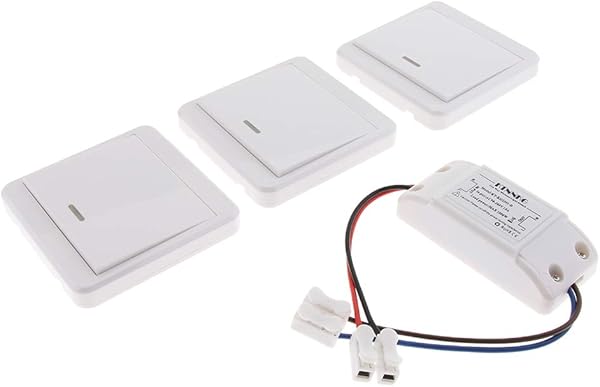 Interruptor de Luz Lmpara Control Remoto Inalmbrico LED Bombilla 433 MHz Smart Home