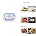 VMOTORPortable 12V Car Use Electric Heating Lunch Box Bento Meal Heater Food Warmer 45W(Sky Blue)