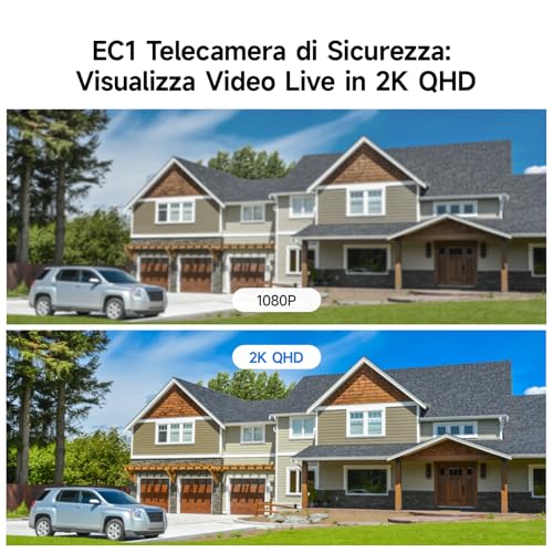Magnetic WiFi Camera Indoor/Outdoor, Surveillance Camera 2K 3MP Wireless Rechargeable Battery, 300° Rotation, Human PIR Detection, Color Night Vision, Waterproof IP65