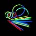 Acefun Glow Sticks, 300 8'' Premium Light up Glowsticks Bracelets Necklaces Assorted Colors Party Favors Supplies (3 Tubes of 100)