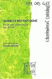 Quand le mot fait signe