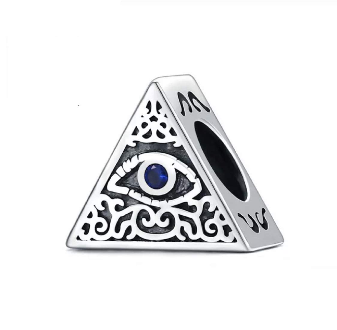 FeatherWishLucky Devils Evil Eye Horus Egyptian Charm Fits And Compatible With Pandora Bracelets Gift Friend Wife Daughter Christmas Birthday Sister