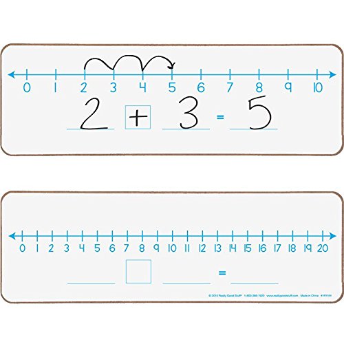 Really Good Stuff Number Line Dry Erase Boards TwoSided Boards