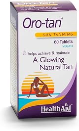 HealthAid OroTan Sun Tanning 60 Tablets - Carrot Beta Carotene PABA L-Tyrosine view 2