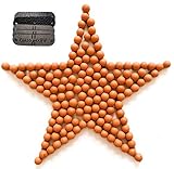 GM&BW 5 Slingshot Ammo Pouches Strong and 1200 Slingshot Balls, 9mm or 3/8