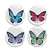Buttonsmith Butterfly Magnet Set - Set of 4 1.25