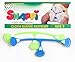 Snappi Cloth Diaper Fasteners - Toddler Size 2 - Pack of 2 (Blue, Dayglo Yellow)