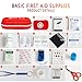 POCKETMAN First Aid Kit, Mini Compact Treavel First Aid Kit Medical Trauma Kit for Emergencies at Home, Outdoors, Car, Camping, Workplace, Hiking & Survivalthumb 3