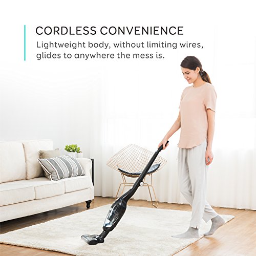 eufy HomeVac Duo 2in1 Cordless Vacuum Cleaner, Rechargeable Bagless Stick and Handheld Vacuum