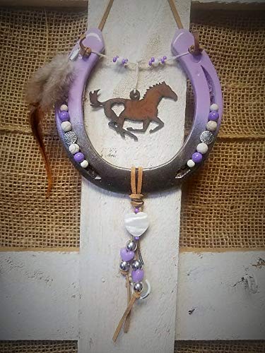 Amazon Com Decorated Horseshoe Horseshoe Decor Horse Memorial