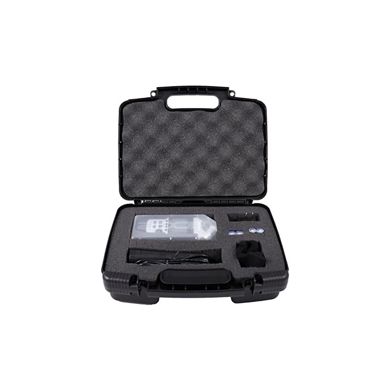 CASEMATIX Portable Recorder Carrying Travel Hard Case w/Dense Foam fits