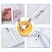 allhom dust proof garment bags - set of 6 pcs 40 inch hanging clothing storage bags and cedar balls,for jacket, shirt, sweater, suit