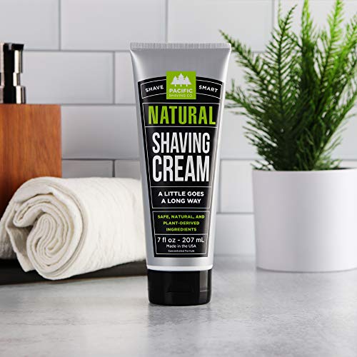 Pacific Shaving Company Natural Shave Cream Safe and Natural, with
