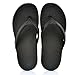 Footminders BALTRA Orthotic Arch Support Sandals (Pair) - Orthopedic Flip Flops for Men and Women - Relieve Foot Pain Due to Flat Feet and Plantar Fasciitis - (Men 9 - Women 10, Black)