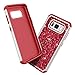 TILL for Samsung Galaxy s8 Case, TILL Luxury [Sparkle Sequins] Crystal Bling Glitter Shiny Case Hybrid Layer TPU Soft Inner Hard PC Protective Cute Case Cover Defender for Samsung Galaxy s8 [Red]
