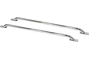 GO RHINO! Go Rhino Stake Pocket Bed Rails Stake Pocket Truck Bed Rails | Mild Steel, Chrome | 8128C | Fits Various 1994-2024 Pickups w/ 6.4' or 6.5' Beds (See Description)