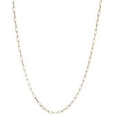 Uno de 50 Paperclip Link Chain Necklace, 34" | 18K Gold-Plated