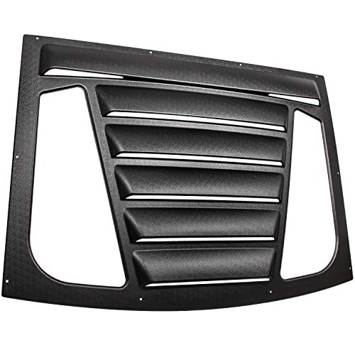 E-cowlboy Rear Window Louver for Ford Mustang 2005~2014 Sun Shade Cover in GT Lambo Style Matte Black