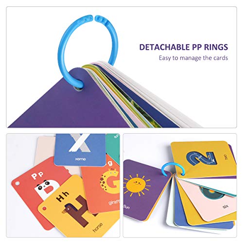 beiens Flash Cards for Toddlers 26 Years Baby Flash CardsDouble