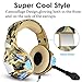 Gaming Headset with Mic for PS4 Xbox One Controller PC Switch Tablet Smartphone, Camouflage Stereo Over Ear Headphones Bass Surround Noise Canceling Microphone LED Lightthumb 3