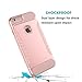 iPhone 6S Plus Case,iPhone 7 Plus Case,Spevert Heavy Duty Dual Layer Hybrid Hard PC Back Soft TPU Raised Edge Shock Absorption Protective Case for iPhone 6S Plus/7 Plus - Rose Gold/Rose Gold