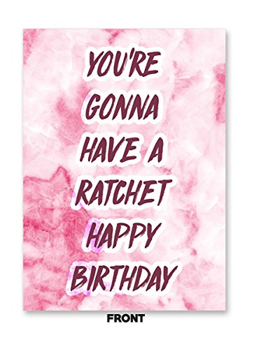 Drake Ratchet Happy Birthday Card (PLAYS SONG) Funny Musical Birthday Card