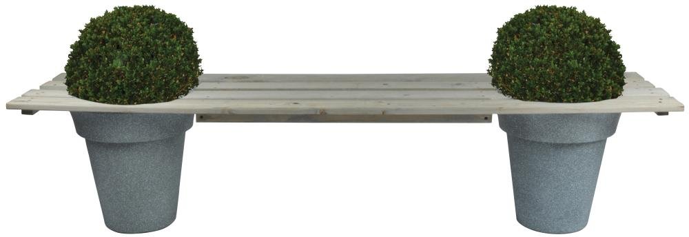 Photo 1 of ****************DOES NOT INCLUDE THE FLOWER POTS*************
Esschert Design ng71 Two Flower Plant Pot Bench, Wood