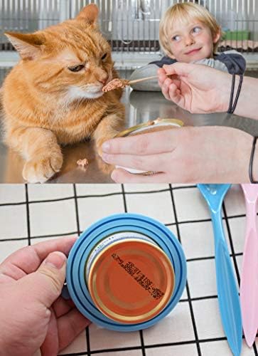 Comtim Pet Meals Can Cowl/Silicone Can Lids for Canine and Cat Meals
