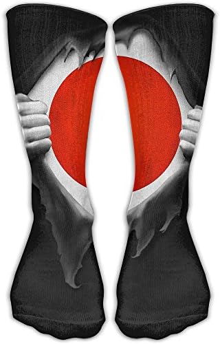 Japan Flag Proud Japanese Men Woman Dress Socks Cool Badminton Comfort Moisture Wicking Non Slip Sock Shoe Size 6-10