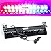wecade® 12w 12 Leds Car Truck Emergency Strobe Flash Light Windshield Warning Light (Red/Blue)