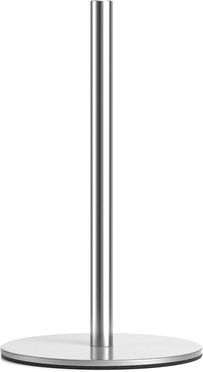 Niffgaff Kitchen Roll Holder Stainless Steel Silver Free Standing Organizer